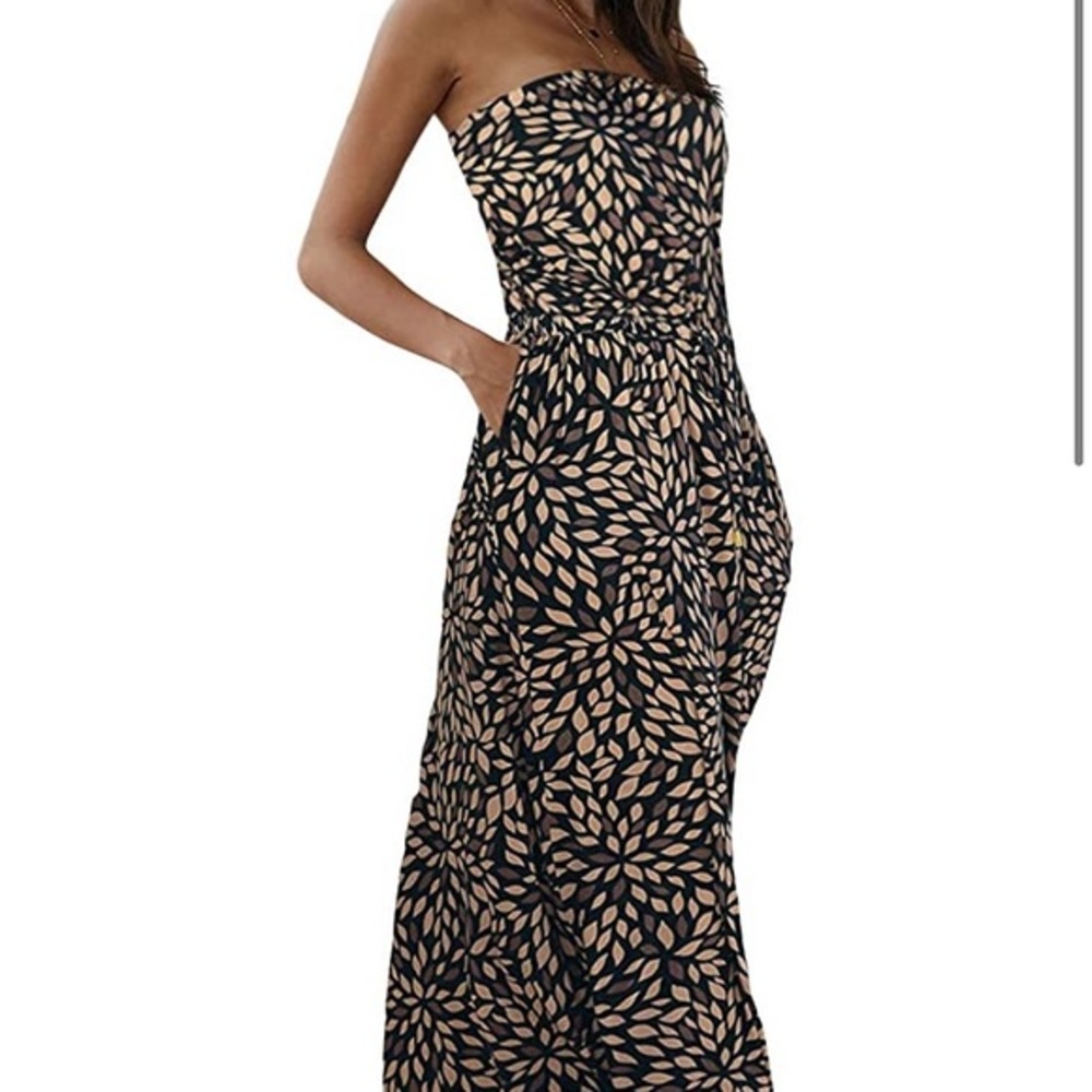 HOSTPICK! Brand new Leaf print maxi dress - Picture 3 of 3